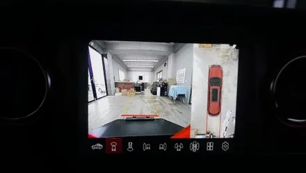 제주 지프 랭글러 어라운드뷰 하나로 주차를 편하게 할수있어요~!