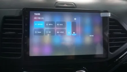 제주 올뉴모닝 리드아이 안드로이드 올인원, 후방카메라와 아틀란 맵까지 깔끔하게 / 제주