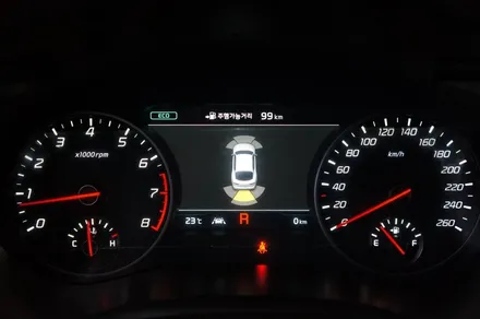 제주 스팅어 슈퍼비젼 계기판 순정부품으로 장착~!! / 제주