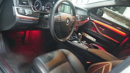 BMW F10 DMX 엠비언트 매립형 무드등으로 실내 LED튜닝~! / 제주