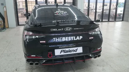 제주 아반떼 CN7 아반떼 N 순정 스포일러로 교체하기~!! / 제주