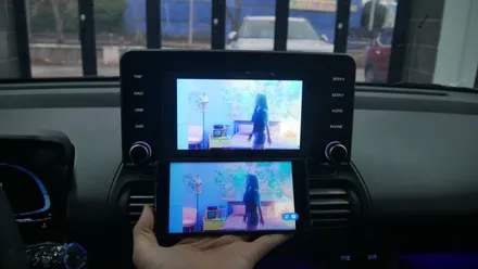 제주 캐스퍼 내비게이션+ 후방카메라 매립과 미러링까지 설치!! / 제주