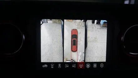제주 지프 랭글러 어라운드뷰 하나로 주차를 편하게 할수있어요~!