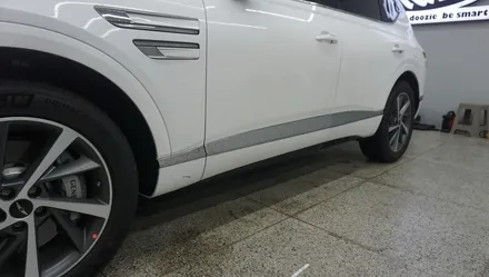 제주 제네시스 GV80 순정 사이드스텝으로 상하차를 편하게 만들기! / 제주