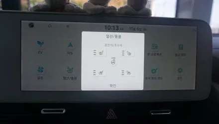 제주 아이오닉5 2열 순정 열선시트 시공 패밀리카라면 필수 옵션~! / 제주