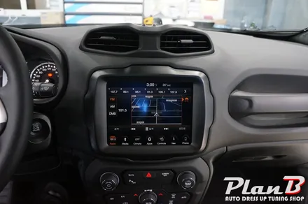 [제주] JEEP 레니게이드 후방카메라 시공~!! 순정모니터 연동~!! +파인드라이브 탱크S 블랙박스 / 제주