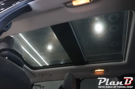 [제주] JEEP 레니게이드 락폴딩과 레인보우 V70 썬루프 썬팅시공~!! / 제주