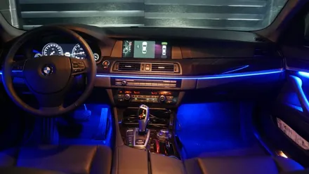 BMW F10 DMX 엠비언트 매립형 무드등으로 실내 LED튜닝~! / 제주
