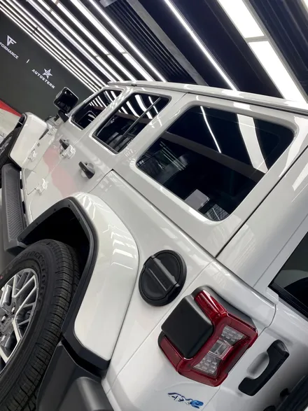 평촌 JEEP 랭글러 신차썬팅? 스마트한 THE LX 열차단썬팅 솔라가드LX 선택했어요!(ft. 아우토스턴안양썬팅) / 안양,과천,광명,의왕