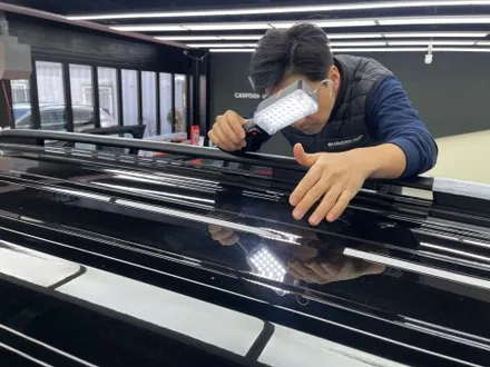 싼타페 어비스블랙펄에 테라룩스IR 썬팅시공한다면 딱 이런 느낌! (안양아우토스턴) / 안양,과천,광명,의왕