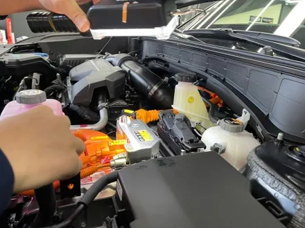 싼타페 어비스블랙펄에 테라룩스IR 썬팅시공한다면 딱 이런 느낌! (안양아우토스턴) / 안양,과천,광명,의왕