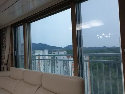 목감아파트 거실창(베란다) 열차단 건물썬팅도 아우토스턴에서!! / 안양,과천,광명,의왕