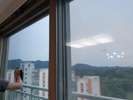 목감아파트 거실창(베란다) 열차단 건물썬팅도 아우토스턴에서!! / 안양,과천,광명,의왕
