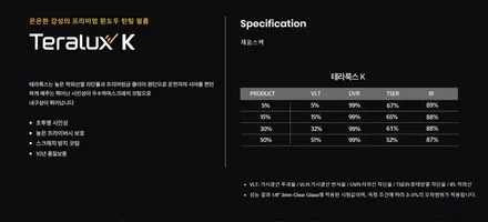 평촌 아우토스턴 자동차썬팅으로 테라룩스IR 이거 어떨까요?? / 안양,과천,광명,의왕