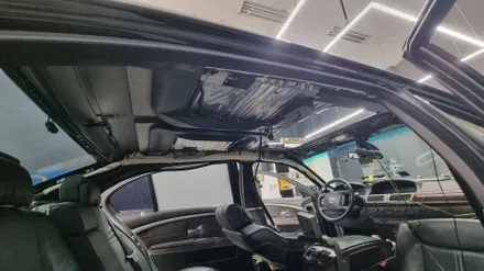 BMW 740Li 천장처짐 복원 완료｜7시리즈 헤드라이너 깔끔하게 복원 / 경기 남양주
