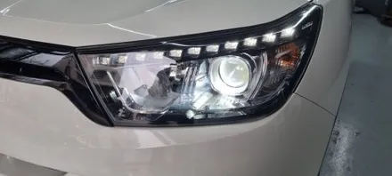 티볼리 HID → D5 규격 LED 전조등 교체 장착 후기 / 경기 남양주