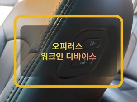 수원 워크인 스위치 :) 오피러스 조수석 워크인 디바이스 스위치. / 화성, 수원, 동탄