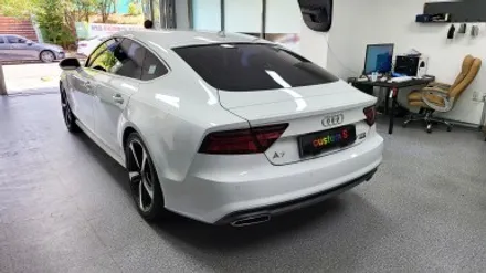 아우디 a7 자동차 엠비언트 라이트 간단 실내 튜닝. / 화성, 수원, 동탄