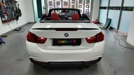 bmw 4시리즈 컨버터블 무빙 엠비언트, 키드니 그릴, 윈드디플렉터, 스모그 ppf필름 / 화성, 수원, 동탄