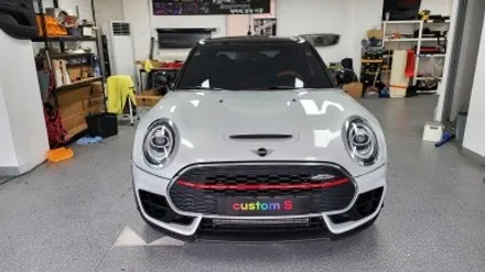 고광택 자동차랩핑 비용? 동탄래핑 bmw 미니쿠퍼 클럽 jcw pet 브리티시 그린 카멜레온. / 화성, 수원, 동탄