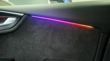 아우디 a7 자동차 엠비언트 라이트 간단 실내 튜닝. / 화성, 수원, 동탄