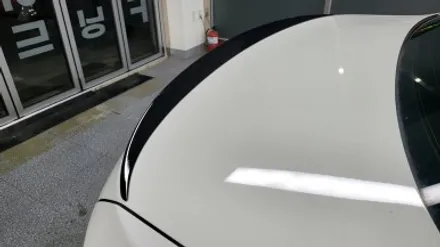 bmw 530d 루프스킨/사이드미러+스포일러 포인트랩핑과 헤드라이트 스모그 ppf필름. / 화성, 수원, 동탄