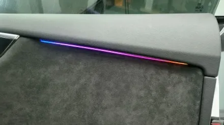 아우디 a7 자동차 엠비언트 라이트 간단 실내 튜닝. / 화성, 수원, 동탄