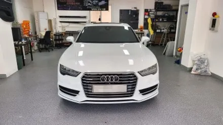 아우디 a7 자동차 엠비언트 라이트 간단 실내 튜닝. / 화성, 수원, 동탄