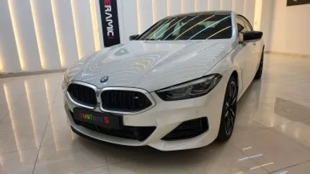 bmw 8시리즈 그란쿠페 m850i 매트 블랙 동탄 전체랩핑 + 크롬죽이기 시공. / 화성, 수원, 동탄