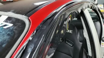 자동차 랩핑 가격:) bmw e46 올드카 클래식카 에이버리 고광택 캔디 레드 전체랩핑,크롬죽이기,스모그ppf필름. / 화성, 수원, 동탄