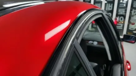 자동차 랩핑 가격:) bmw e46 올드카 클래식카 에이버리 고광택 캔디 레드 전체랩핑,크롬죽이기,스모그ppf필름. / 화성, 수원, 동탄