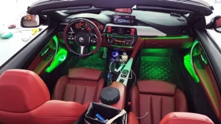 bmw 4시리즈 컨버터블 무빙 엠비언트, 키드니 그릴, 윈드디플렉터, 스모그 ppf필름 / 화성, 수원, 동탄