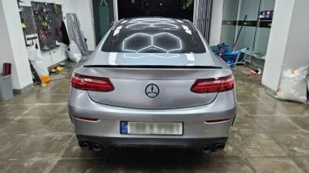 벤츠 E쿠페 GT 실버 변신! 자동차 랩핑 가격 합리적으로 결정하는 법 / 화성, 수원, 동탄