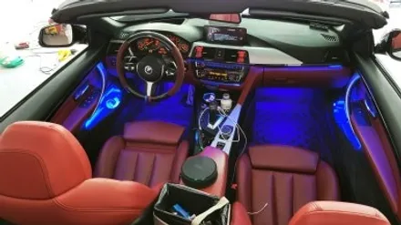 bmw 4시리즈 컨버터블 무빙 엠비언트, 키드니 그릴, 윈드디플렉터, 스모그 ppf필름 / 화성, 수원, 동탄
