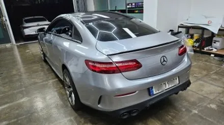 벤츠 E쿠페 GT 실버 변신! 자동차 랩핑 가격 합리적으로 결정하는 법 / 화성, 수원, 동탄