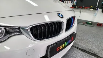 bmw 4시리즈 컨버터블 무빙 엠비언트, 키드니 그릴, 윈드디플렉터, 스모그 ppf필름 / 화성, 수원, 동탄