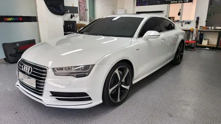 아우디 a7 자동차 엠비언트 라이트 간단 실내 튜닝. / 화성, 수원, 동탄