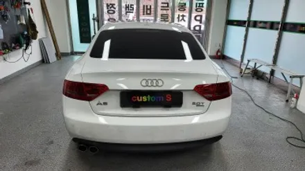아우디 a5 루프스킨 & 무빙 엠비언트 시공. / 화성, 수원, 동탄