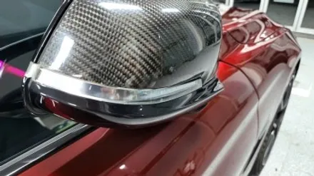 bmw f32 4시리즈 차량 랩핑 비용:) 드래곤 블러드 레드 pet 고광택 전체랩핑+스모그 ppf필름. / 화성, 수원, 동탄