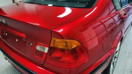 자동차 랩핑 가격:) bmw e46 올드카 클래식카 에이버리 고광택 캔디 레드 전체랩핑,크롬죽이기,스모그ppf필름. / 화성, 수원, 동탄