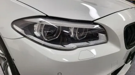 bmw 530d 루프스킨/사이드미러+스포일러 포인트랩핑과 헤드라이트 스모그 ppf필름. / 화성, 수원, 동탄