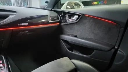 아우디 a7 자동차 엠비언트 라이트 간단 실내 튜닝. / 화성, 수원, 동탄