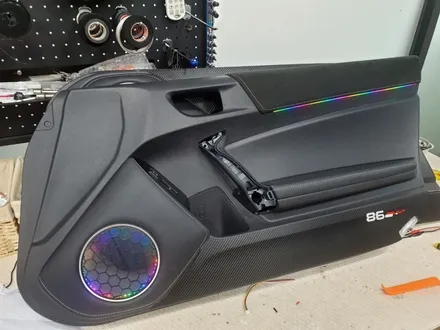 도요타86 비노출 무빙 엠비언트 라이트 시공으로 자동차실내튜닝. / 화성, 수원, 동탄