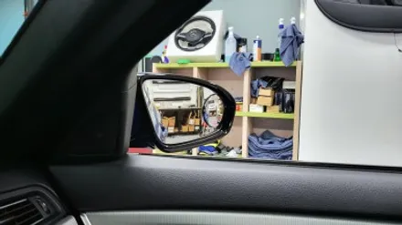 동탄 광각미러 교체:) BMW M5 사이드미러 옵틱글래스 시공. / 화성, 수원, 동탄