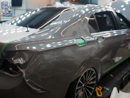 자동차 BMW 7LI (F01)공구리 시멘트 컬러 락그레이 래핑 비용. / 화성, 수원, 동탄