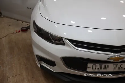 ( 송파) 올뉴말리부 순정모니터에 고화질 hdmi 3d 어라운드뷰 매립아이나비블랙박스 추가하기