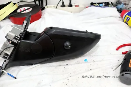( 송파 ) 올뉴말리부차량 순정모니터에 고화질 3d어라운드뷰 매립하기