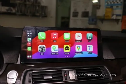 ( 송파) bmw520d차량 순정모니터탈거후 12.3인치 안드로이드올인원설치하기