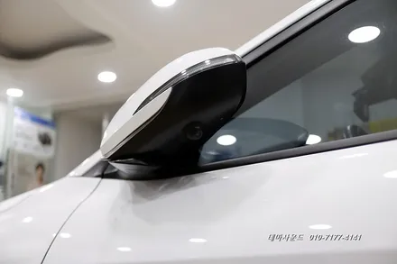(송파)더뉴아반테차량 순정모니터에 3d어라운드뷰 매립하기