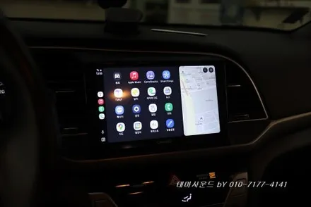 ( 송파)아반테ad차량 안드로이드올인원설치와 크루즈컨트롤 교환하기